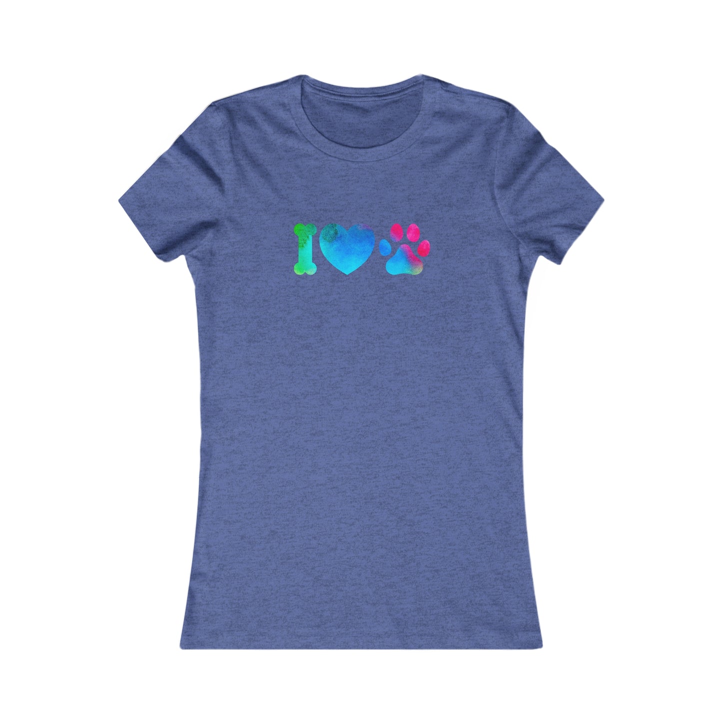I Heart Paws. Women's Favorite Tee