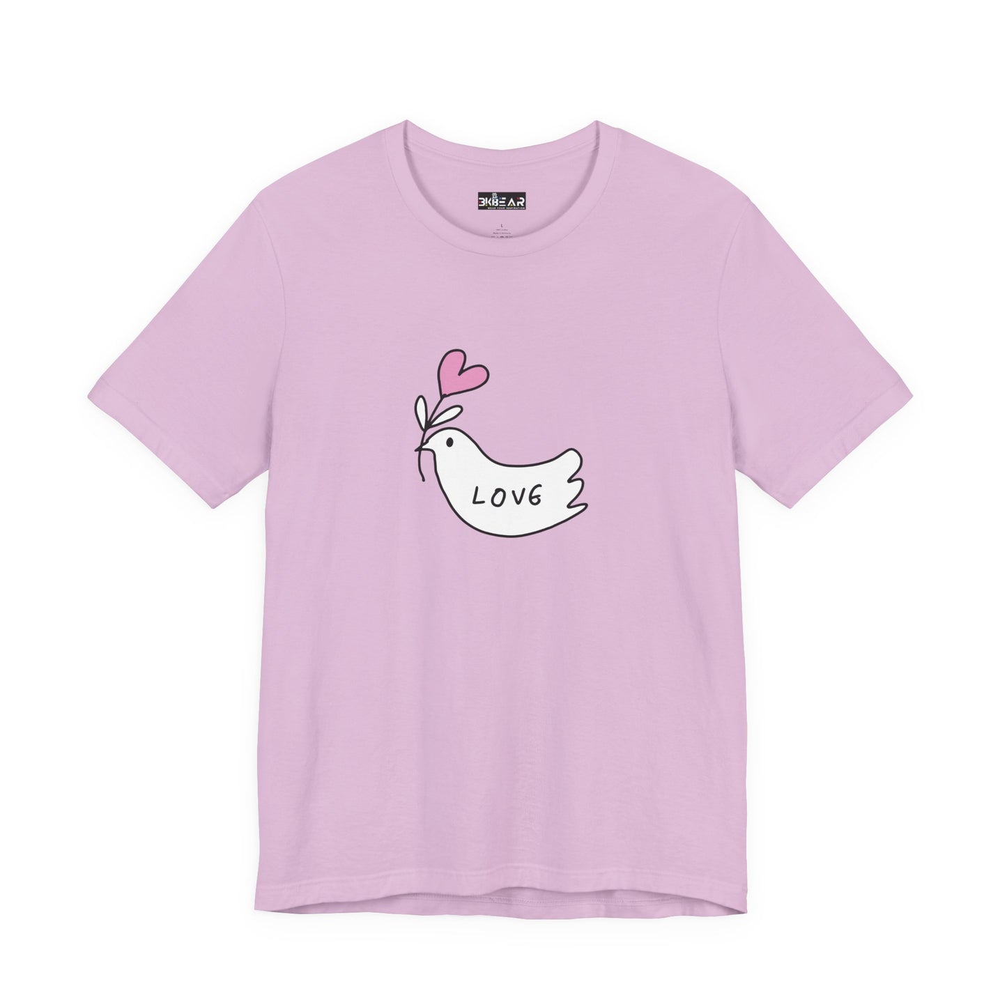 Love. Dove. Unisex Jersey Short Sleeve Tee
