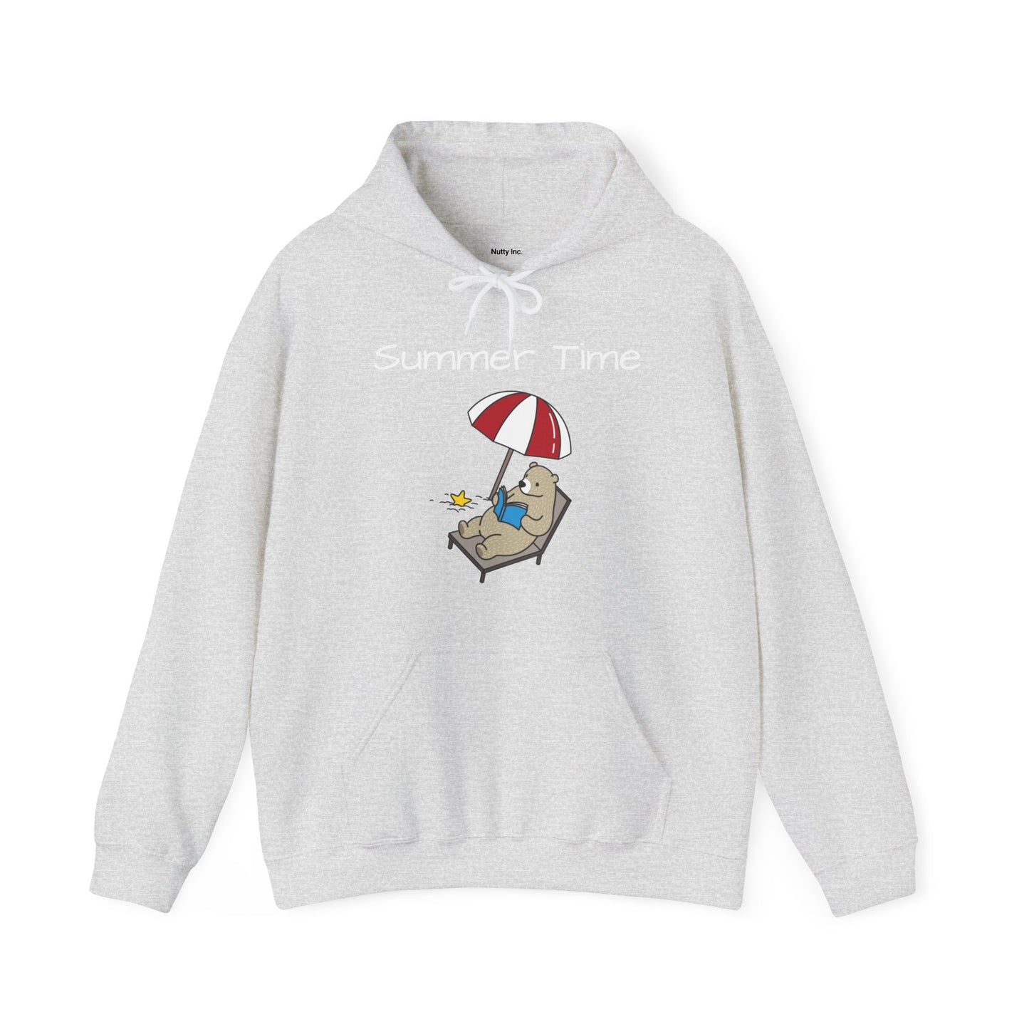 Summertime. Bear. Unisex Hooded Sweatshirt.