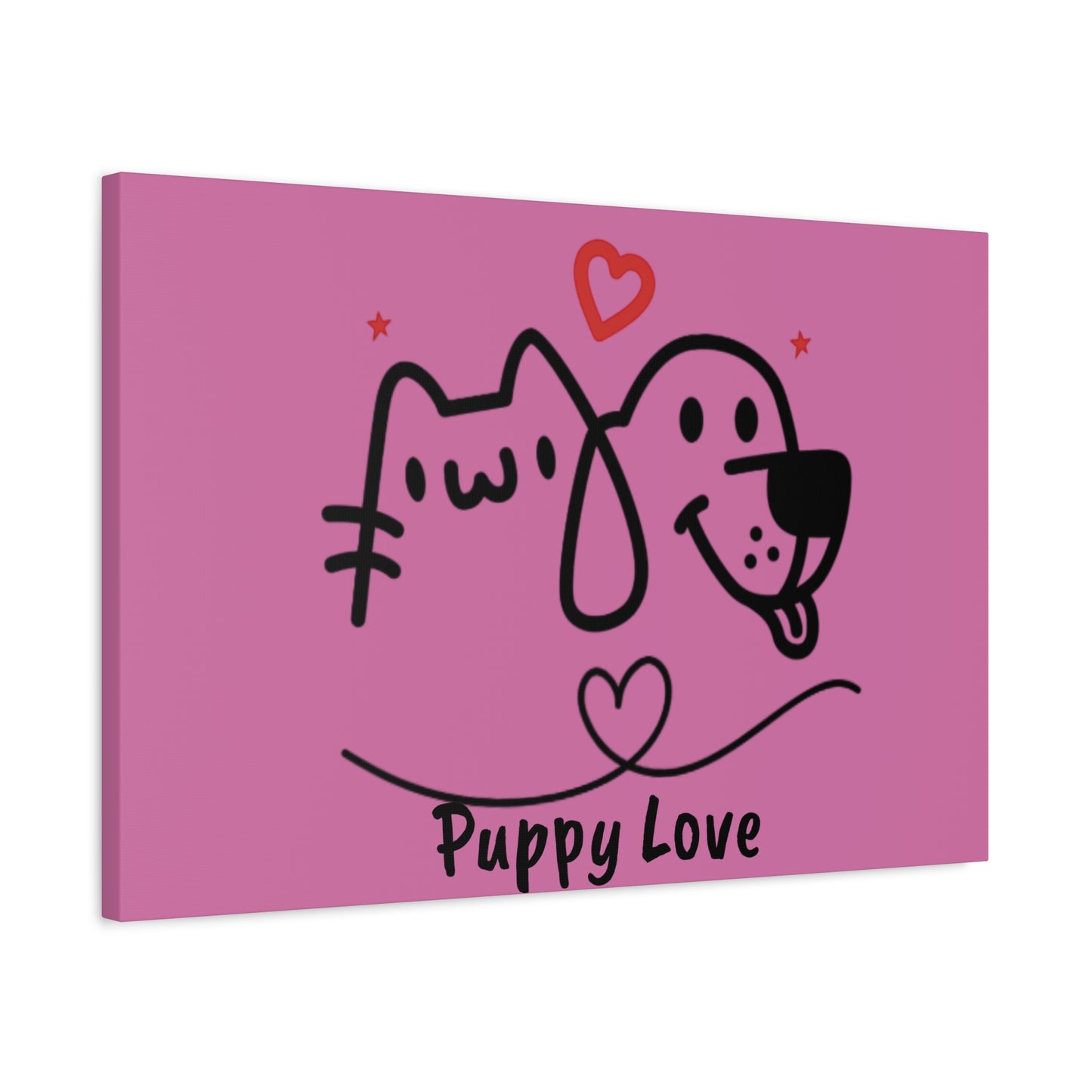 Puppy Love. Canvas Gallery Wraps