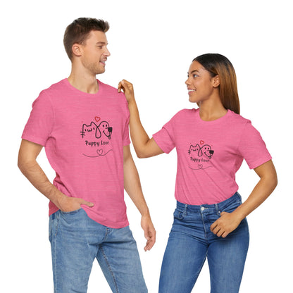 Puppy Love. Unisex Jersey Short Sleeve Tee