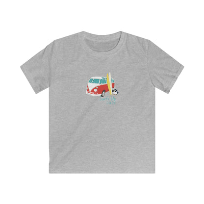 Surfs Up Dude. Kids Softstyle Tee