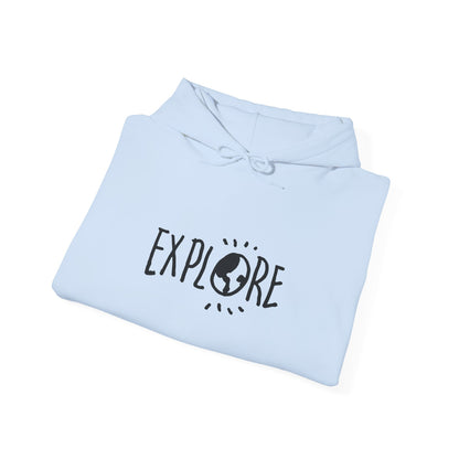 Explore Hoodie – Adventure Graphic Sweatshirt, Unisex Outdoor Hoodie