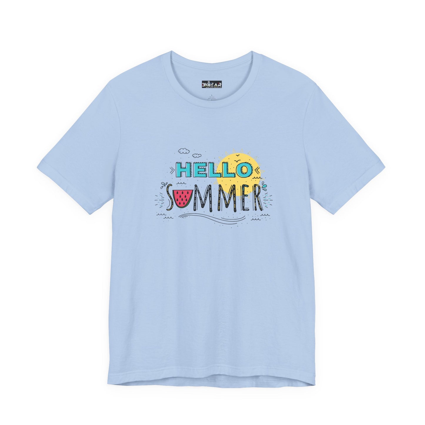 Hello Summer. Unisex Jersey Short Sleeve Tee