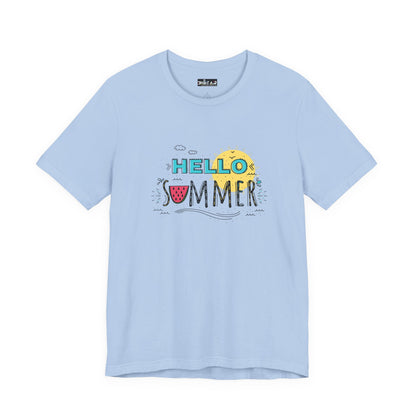 Hello Summer. Unisex Jersey Short Sleeve Tee