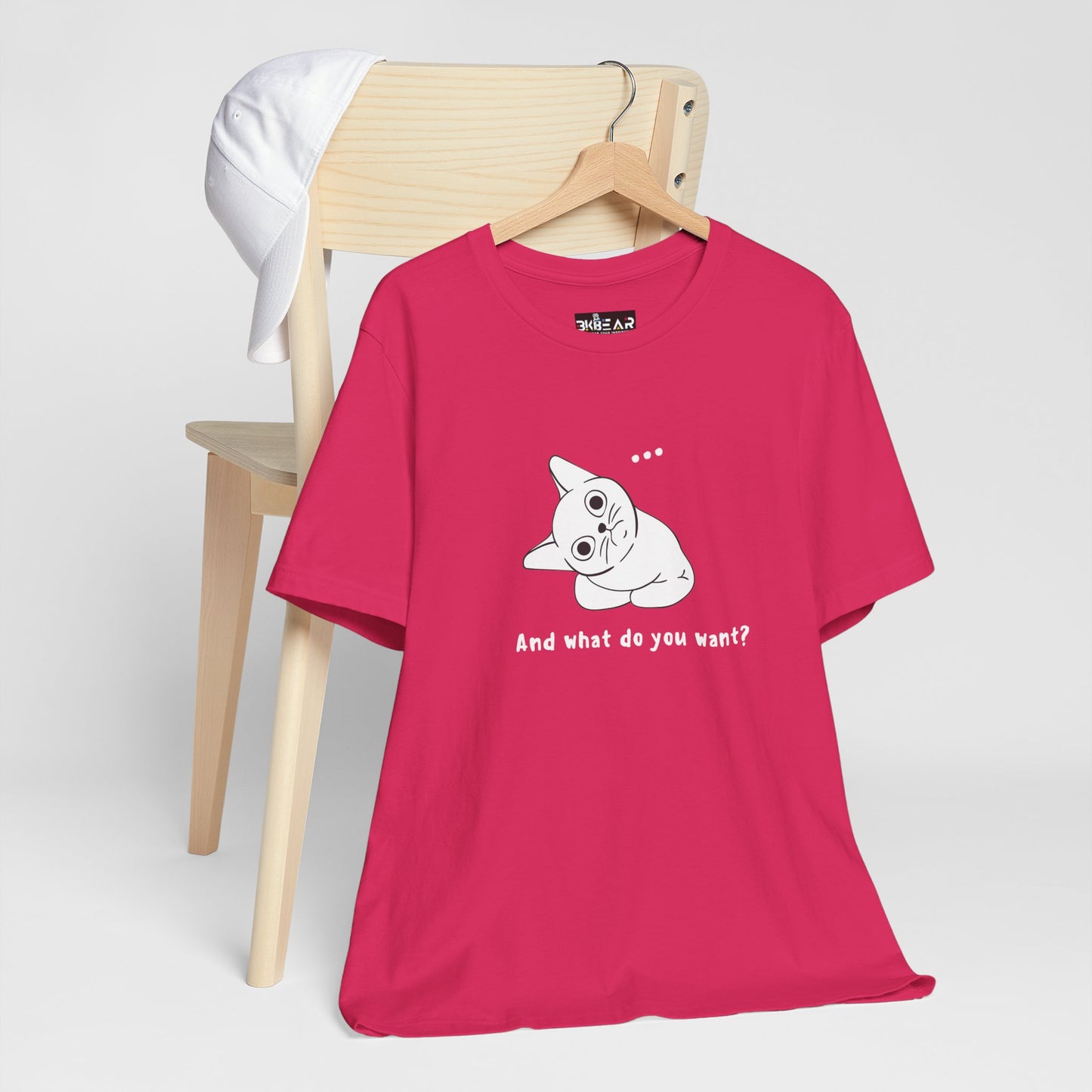 Vexing Cat Wondering What You Want. Unisex Jersey Short Sleeve Tee