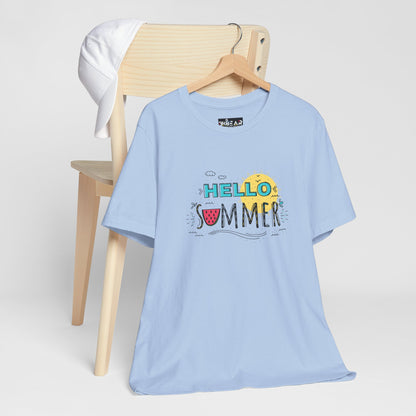 Hello Summer. Unisex Jersey Short Sleeve Tee