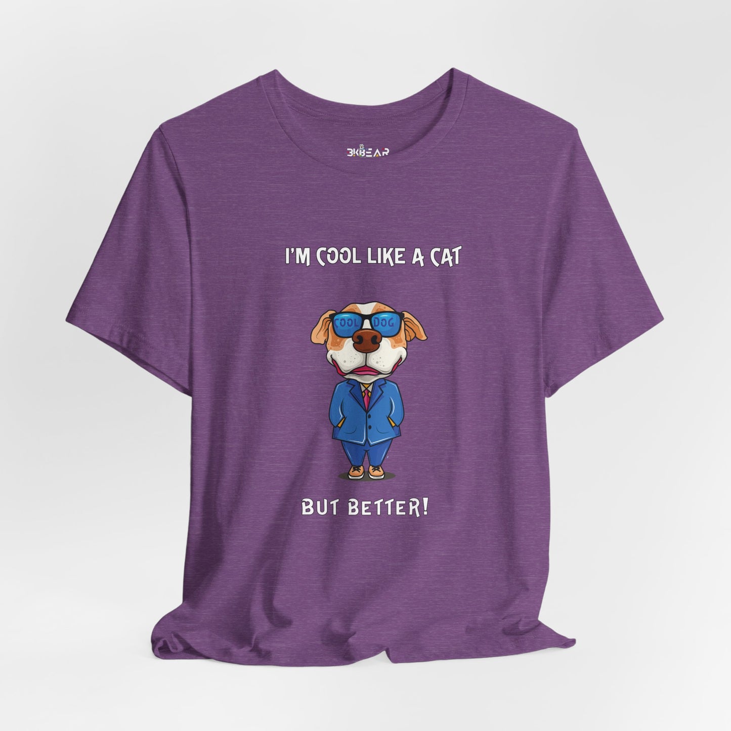 Chuck The Cool Dog. Unisex Jersey Short Sleeve Tee