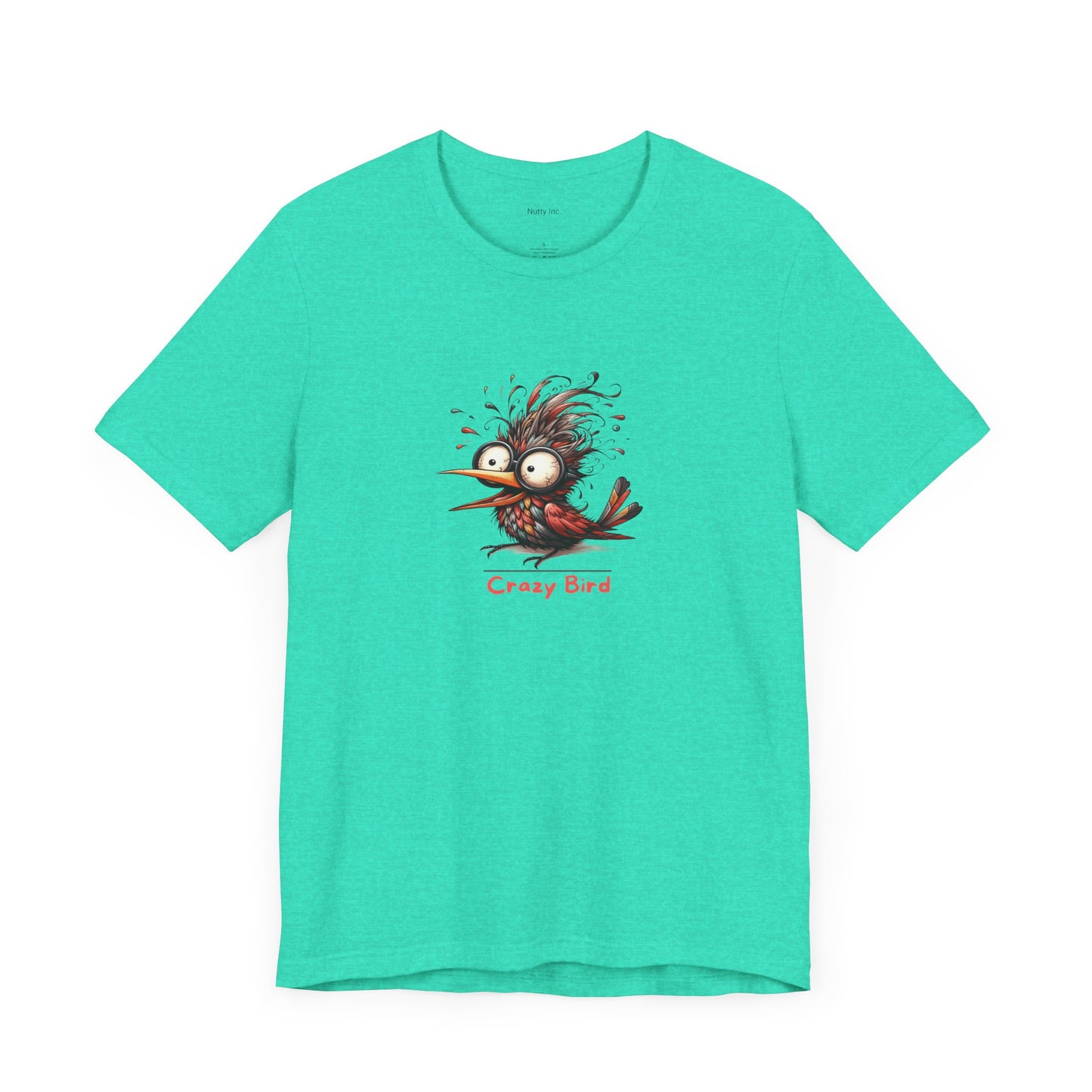 Crazy Bird. Unisex Jersey Short Sleeve Tee