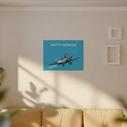 Nutty's Express Delivery. Always On-Time. Canvas Gallery Wraps