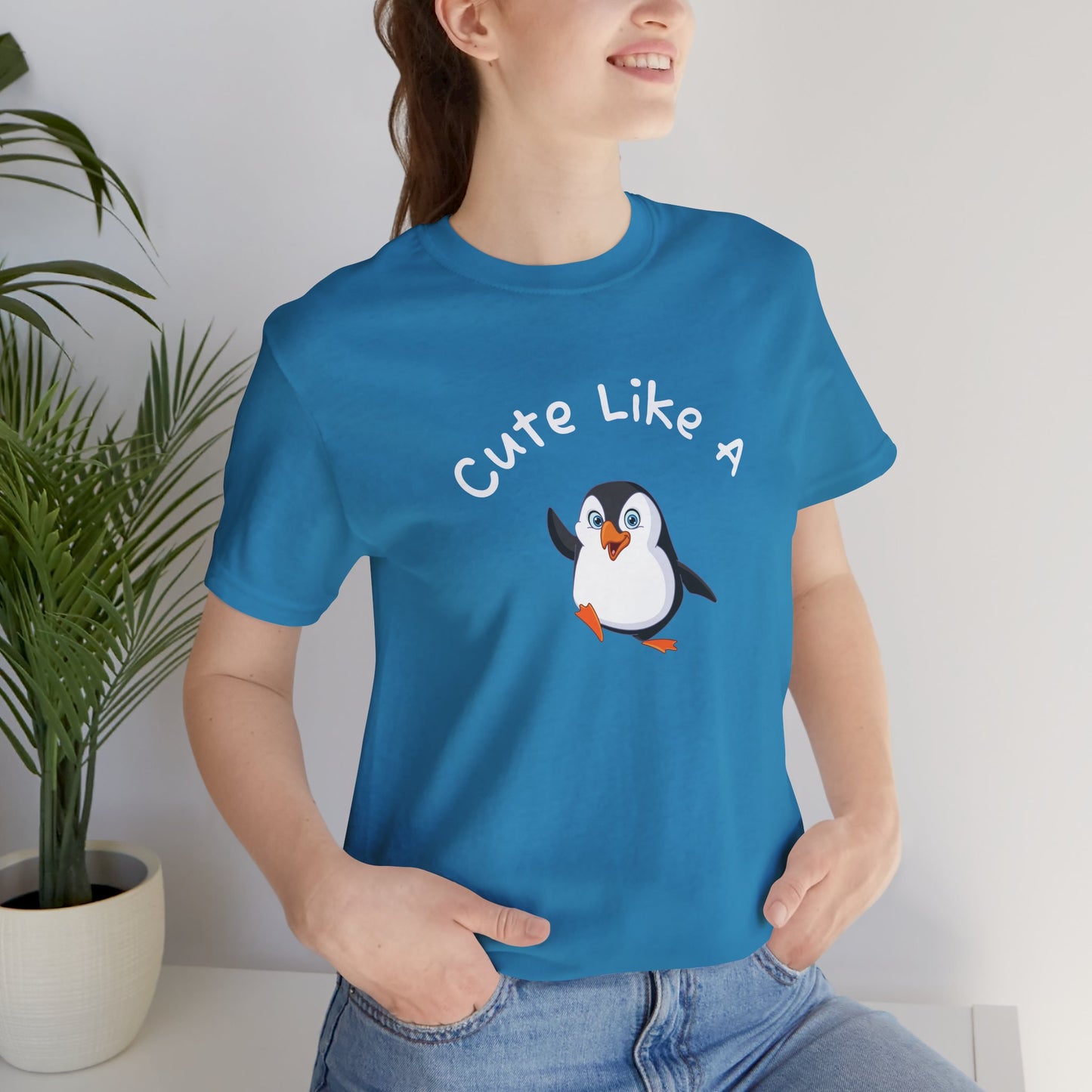 Cute Like a Penguin. Unisex Jersey Short Sleeve Tee