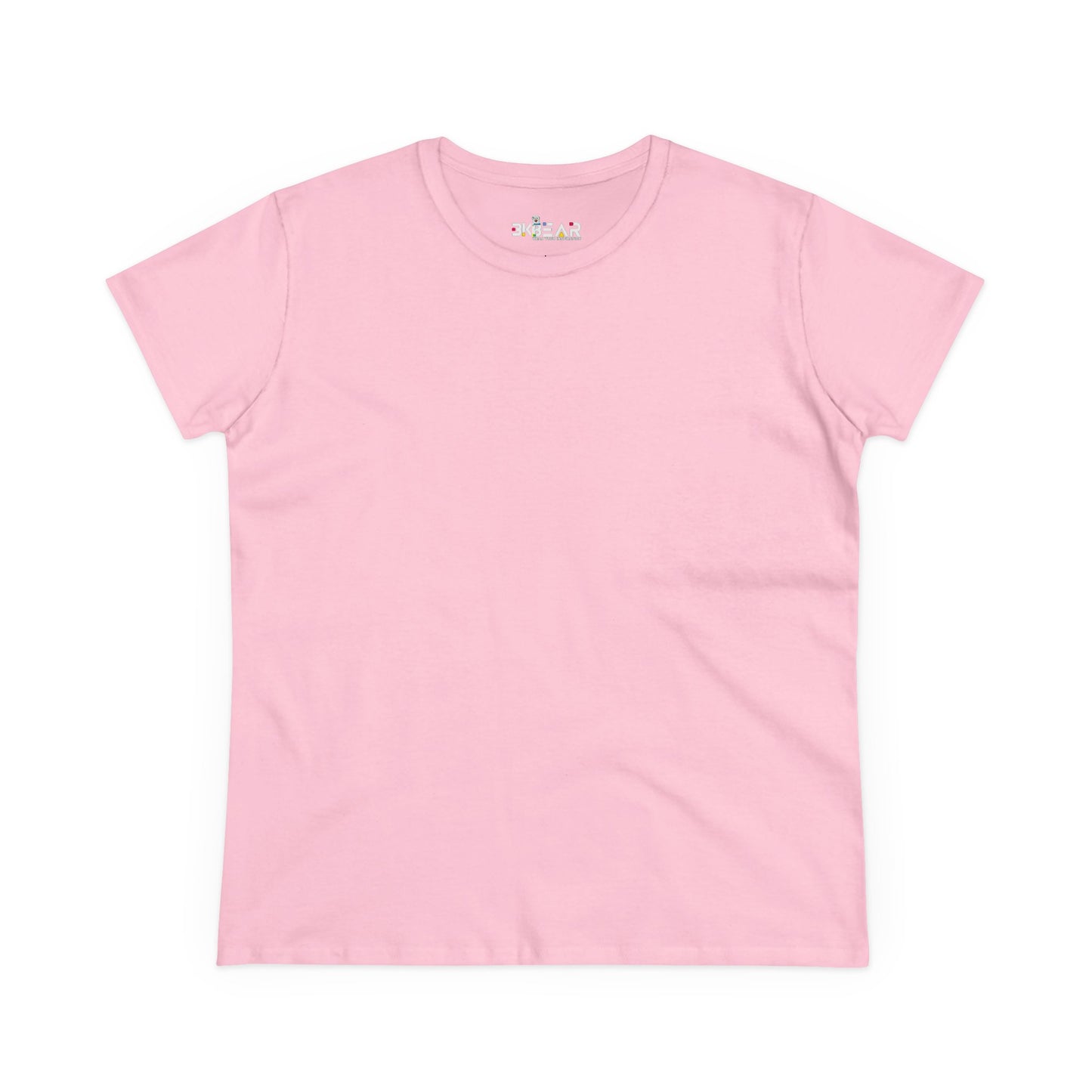 Solid Azalea. Women's Midweight Cotton Tee