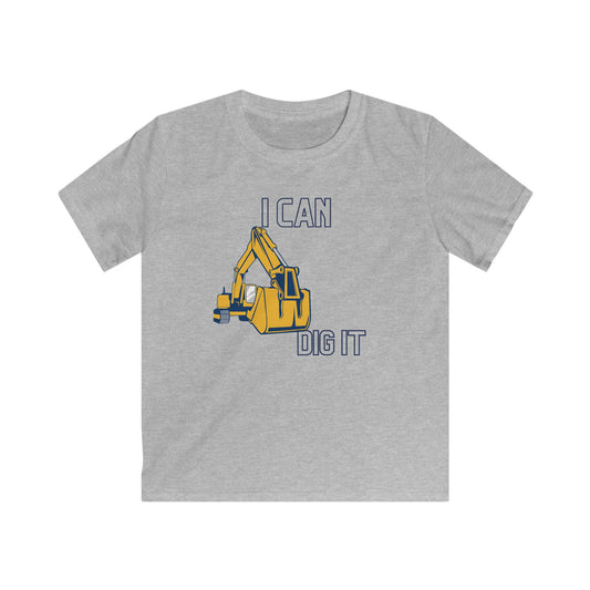 I Can Dig It Kids Softstyle Tee