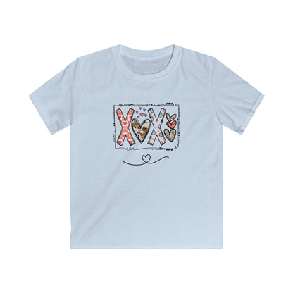 Sign of Love. XOXO. Kids Softstyle Tee