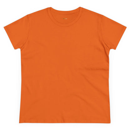 Solid Azalea. Women's Midweight Cotton Tee