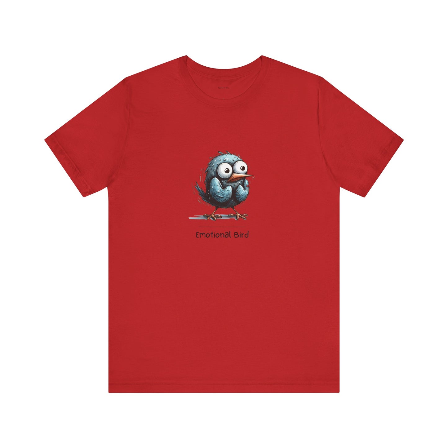 Emotional Bird. Unisex Jersey Short Sleeve Tee