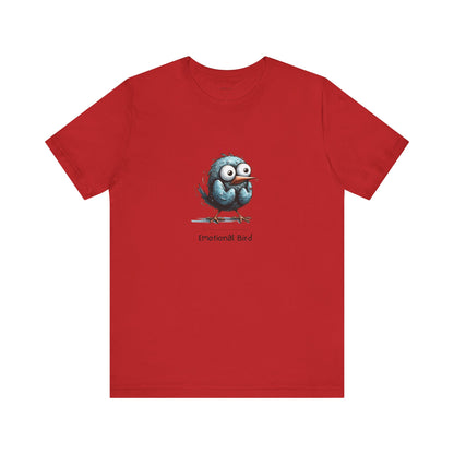 Emotional Bird. Unisex Jersey Short Sleeve Tee