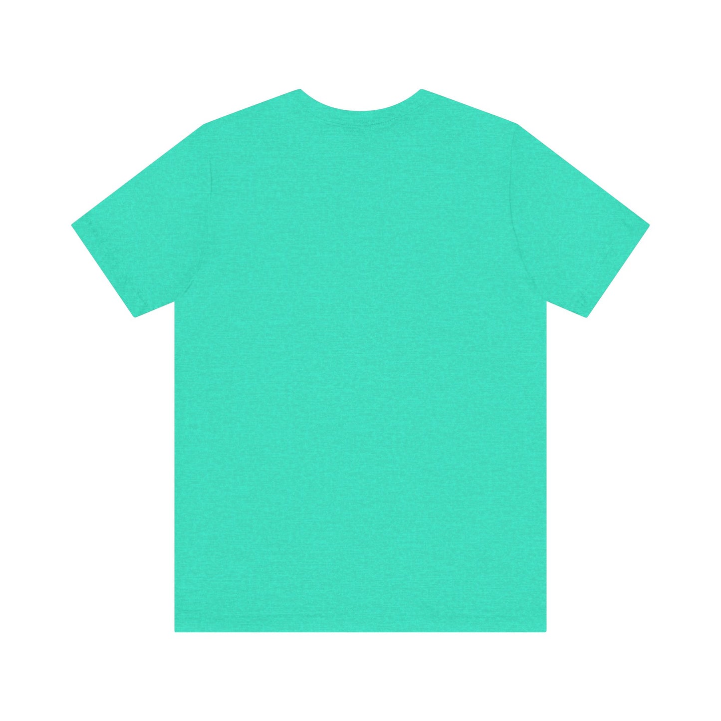 Solid Coral. Unisex Jersey Short Sleeve Tee