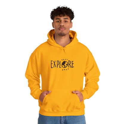 Explore Hoodie – Adventure Graphic Sweatshirt, Unisex Outdoor Hoodie