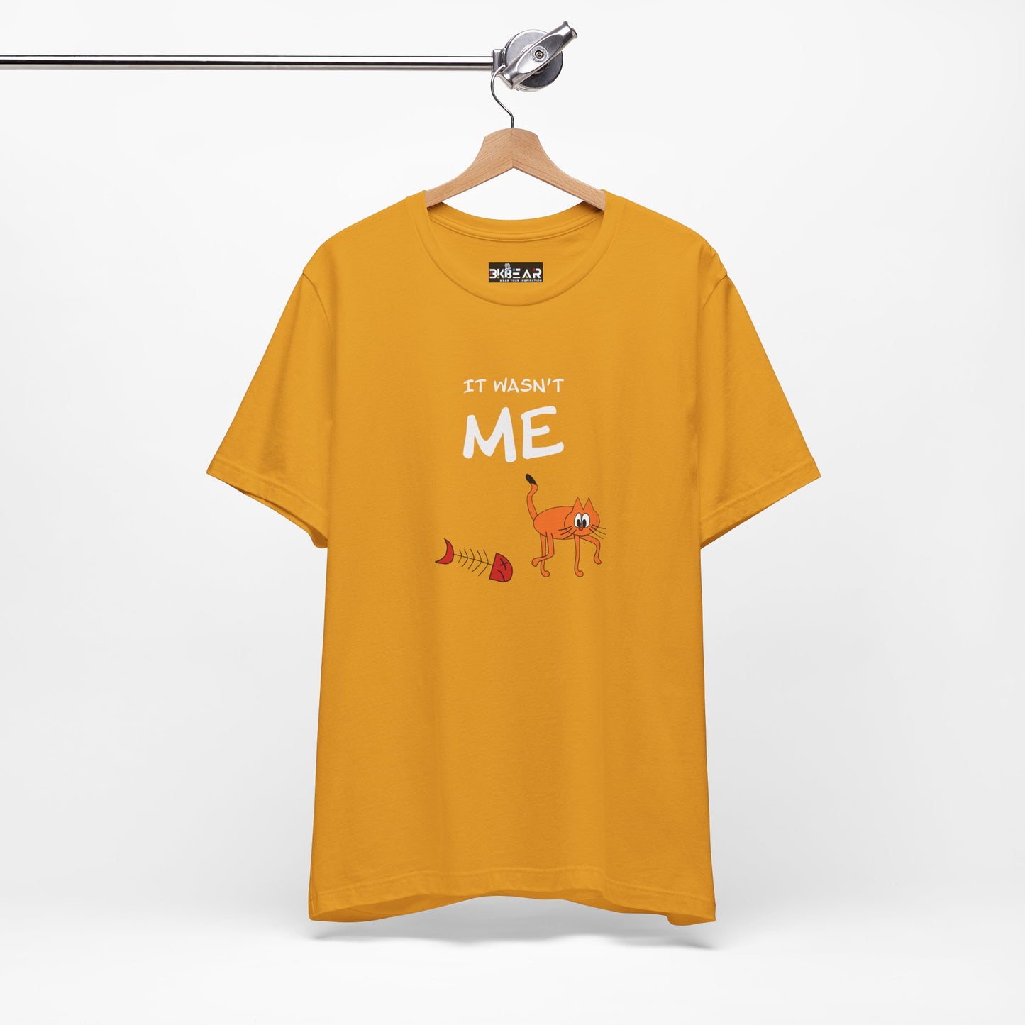 Leo The Cat Didn't Do It. Unisex Jersey Short Sleeve Tee