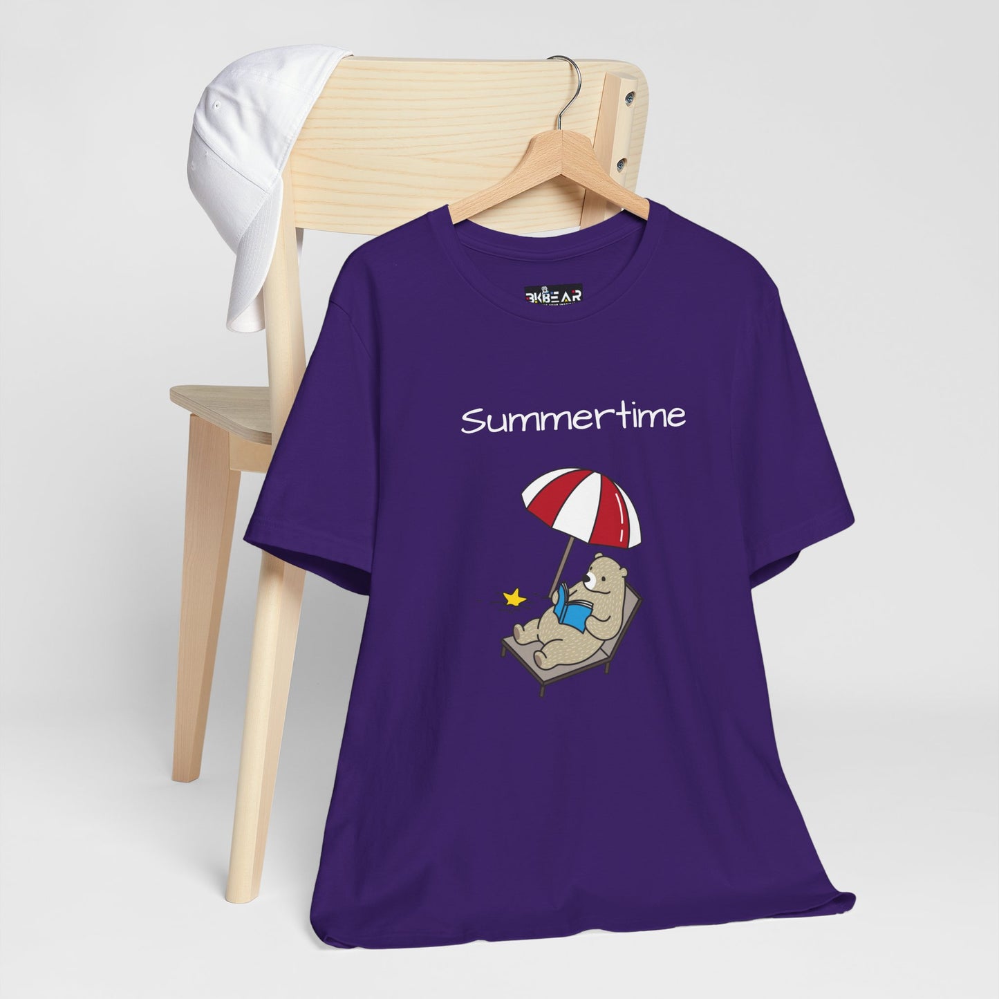 Summertime. Bear.  Unisex Jersey Short Sleeve Tee