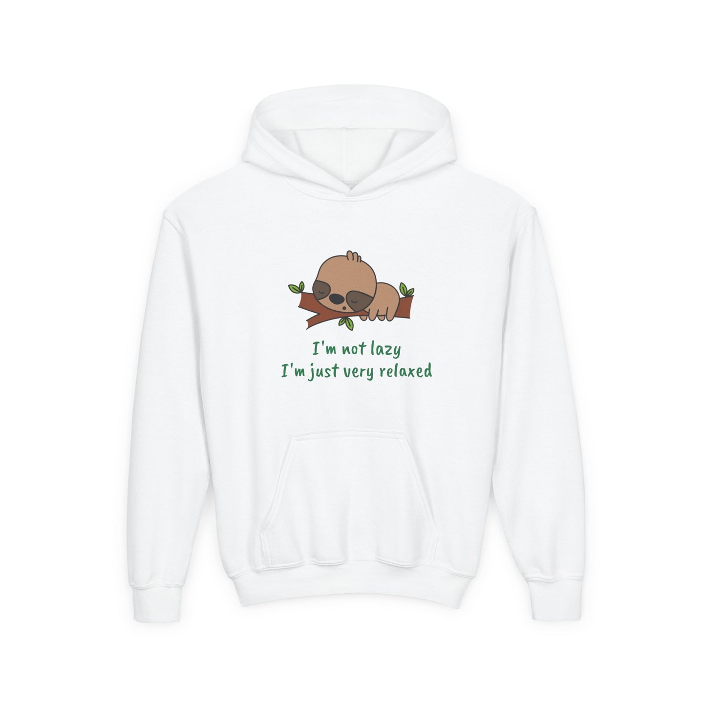 I'm Not Lazy. I'm Just Very Relaxed. Kids Hoodie