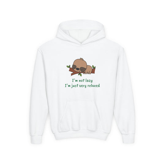 I'm Not Lazy. I'm Just Very Relaxed. Kids Hoodie