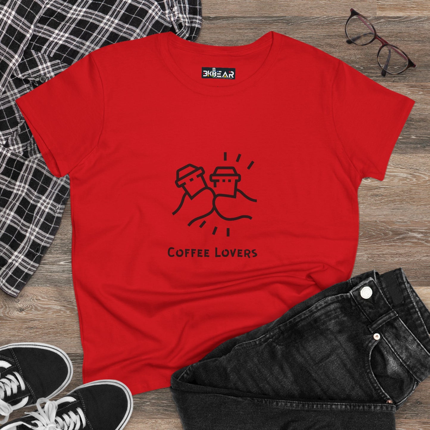 Coffee Lover. Women's Midweight Cotton Tee