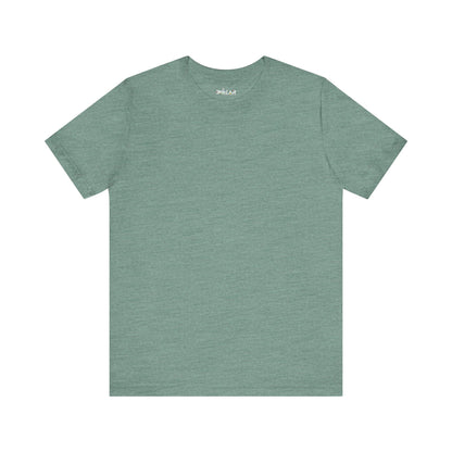 Solid Navy. Unisex Jersey Short Sleeve Tee