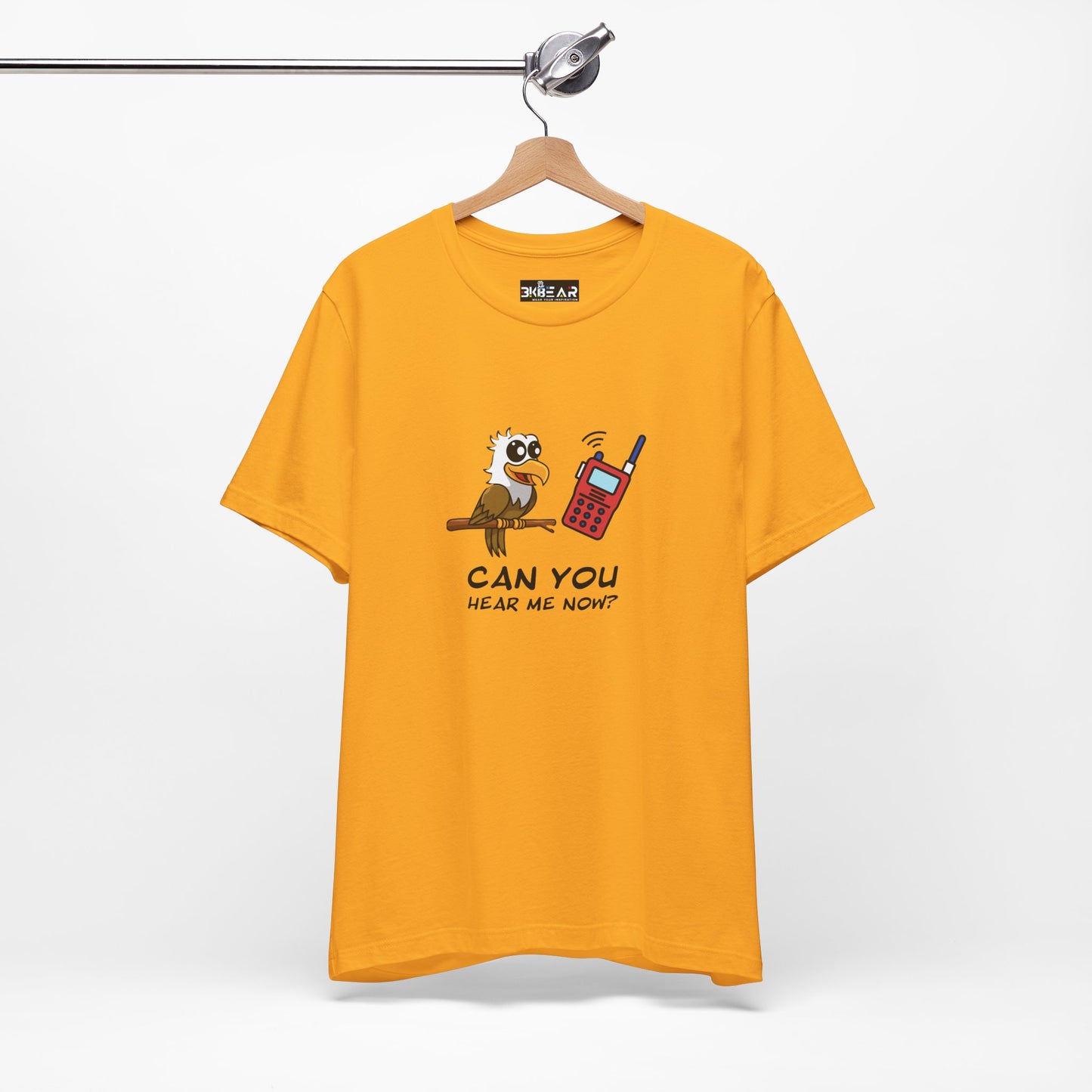 Burrowing Owl. Can You Hear Me Now? Unisex Jersey Short Sleeve Tee