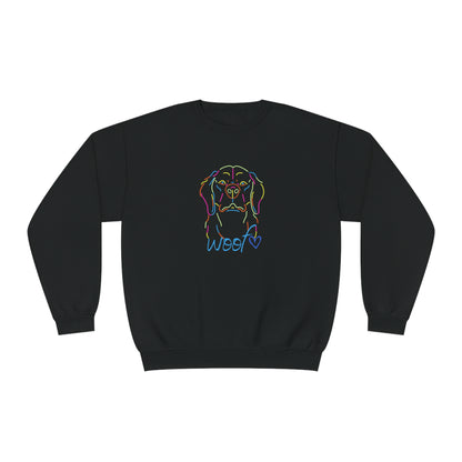 Colorful Retriever. Woof. Unisex NuBlend® Crewneck Sweatshirt