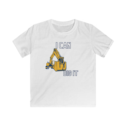 I Can Dig It Kids Softstyle Tee