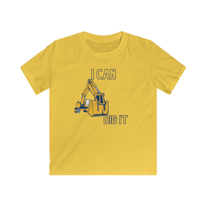 I Can Dig It Kids Softstyle Tee