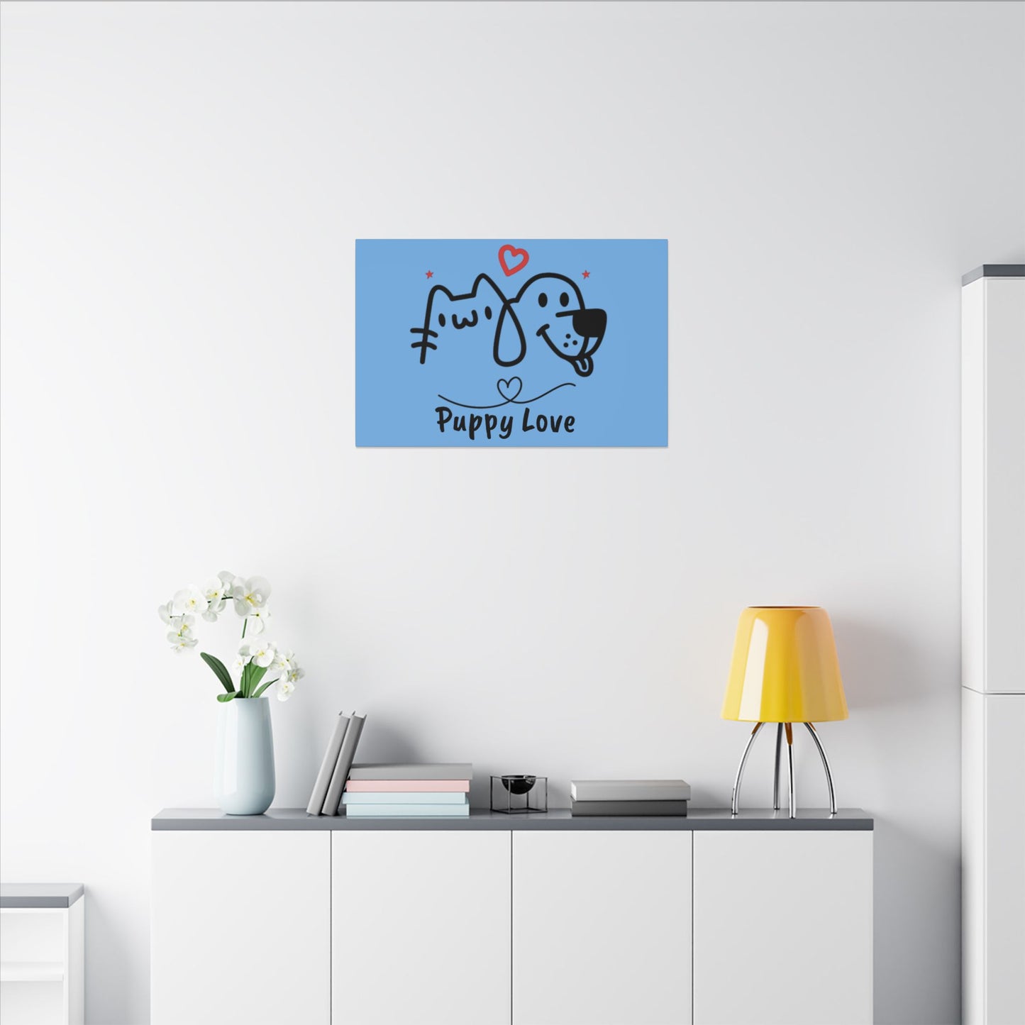 Puppy Love. Canvas Gallery Wraps