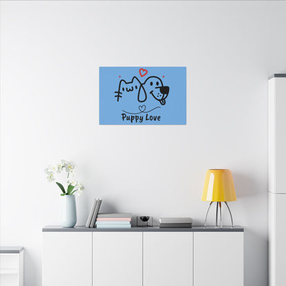 Puppy Love. Canvas Gallery Wraps