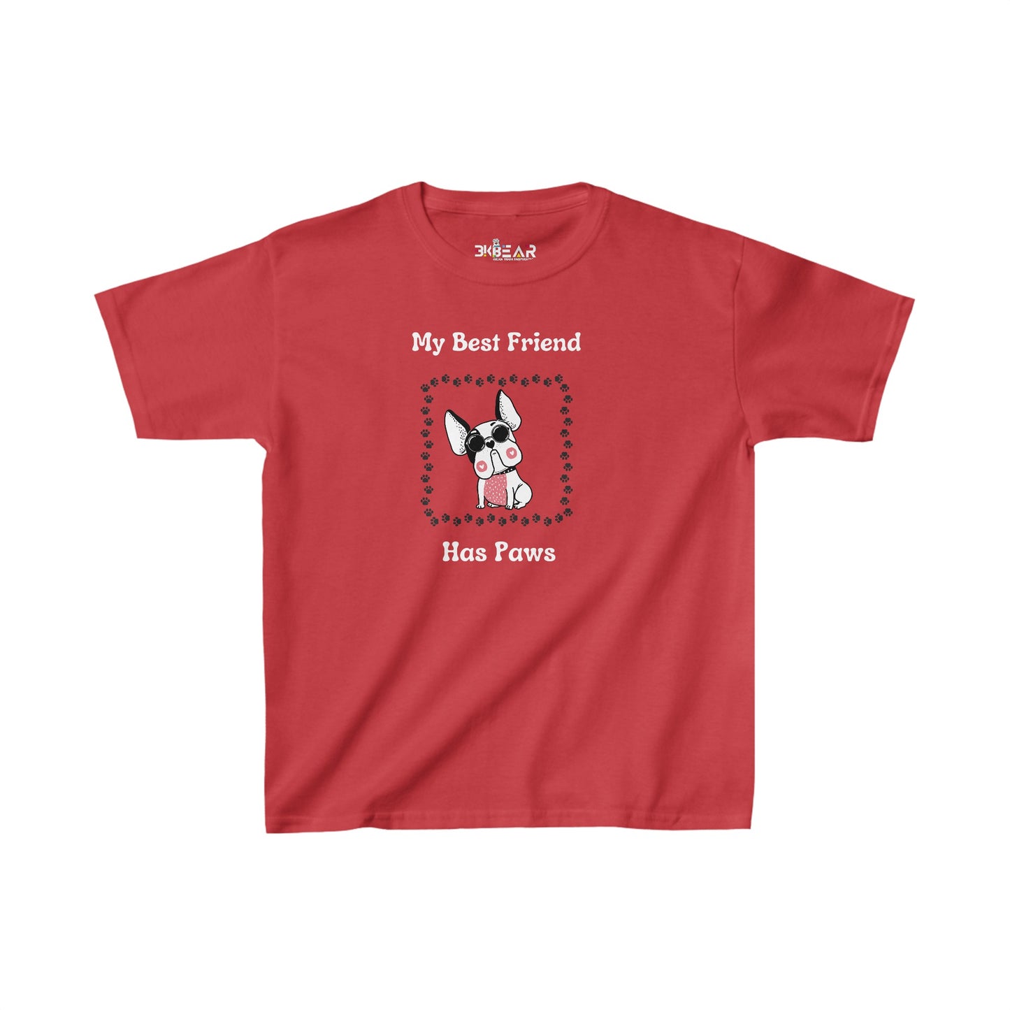 Frenchie The Bull dog. My Best Friend Has Paws. Kids Tee