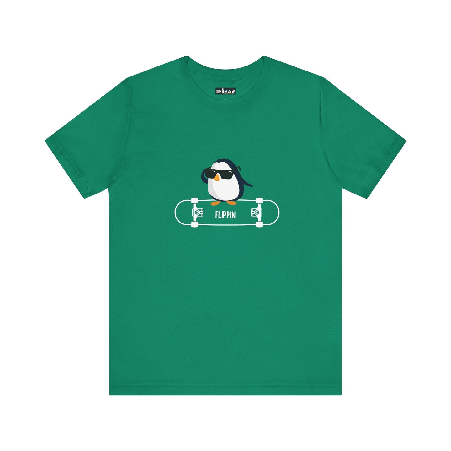 Adélie The Flippin Penguin. Unisex Jersey Short Sleeve Tee