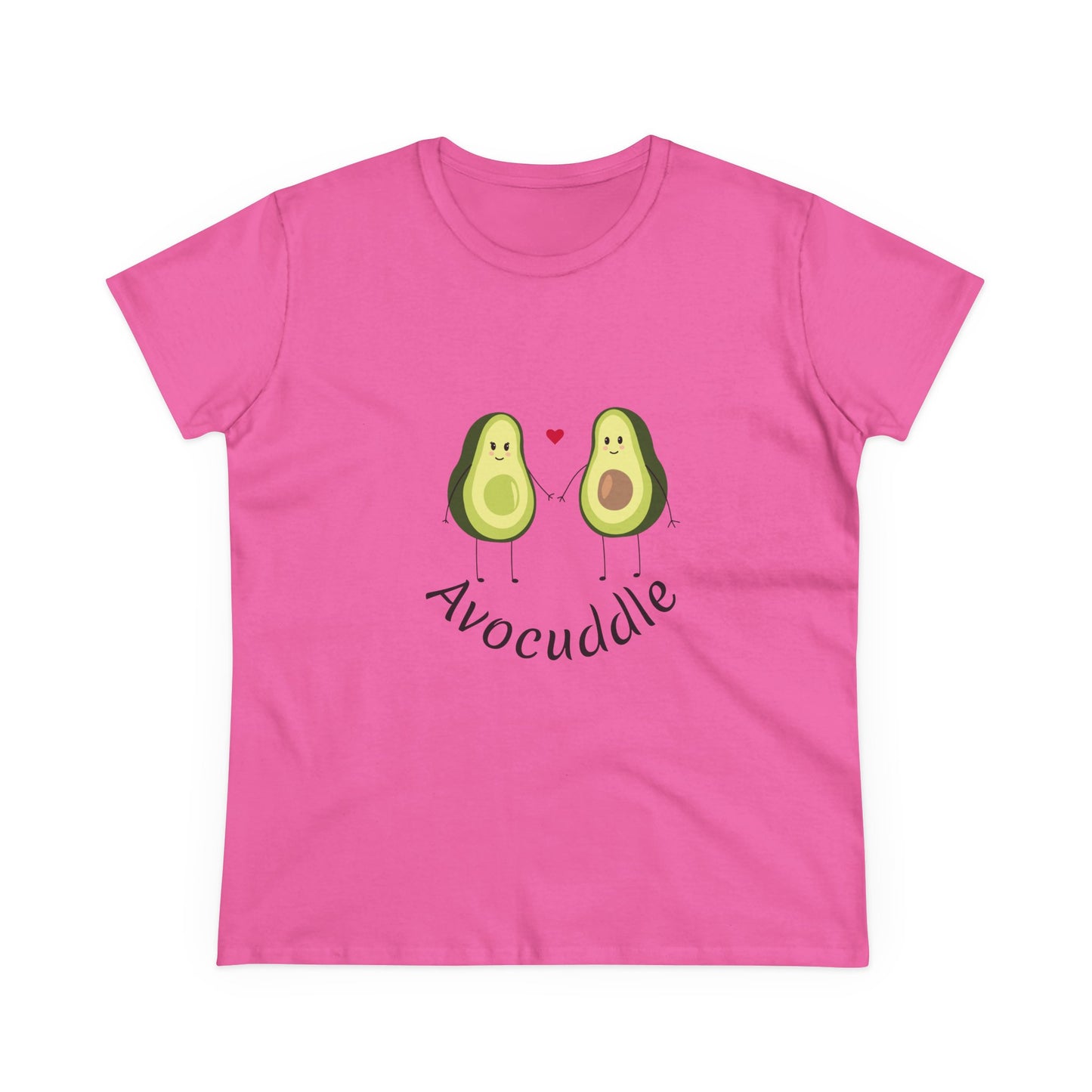 Avocuddle. Women's Midweight Cotton Tee