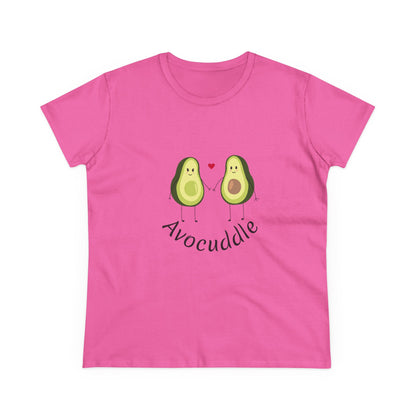 Avocuddle. Women's Midweight Cotton Tee