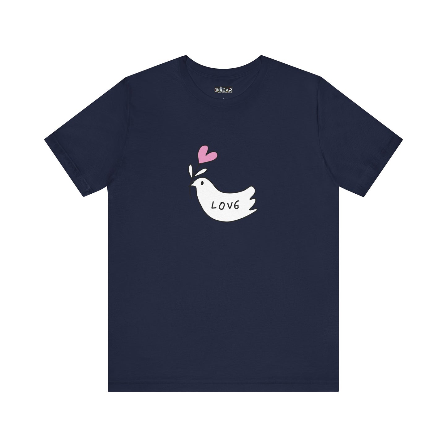 Love. Dove. Unisex Jersey Short Sleeve Tee