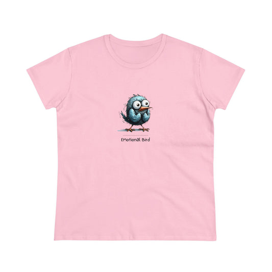 Emotional Bird. Women's Midweight Cotton Tee