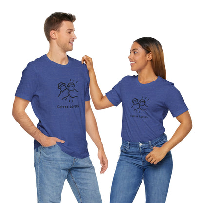 Coffee Lovers Unisex Jersey Tee – Funny Coffee Graphic T-Shirt For Men & Women