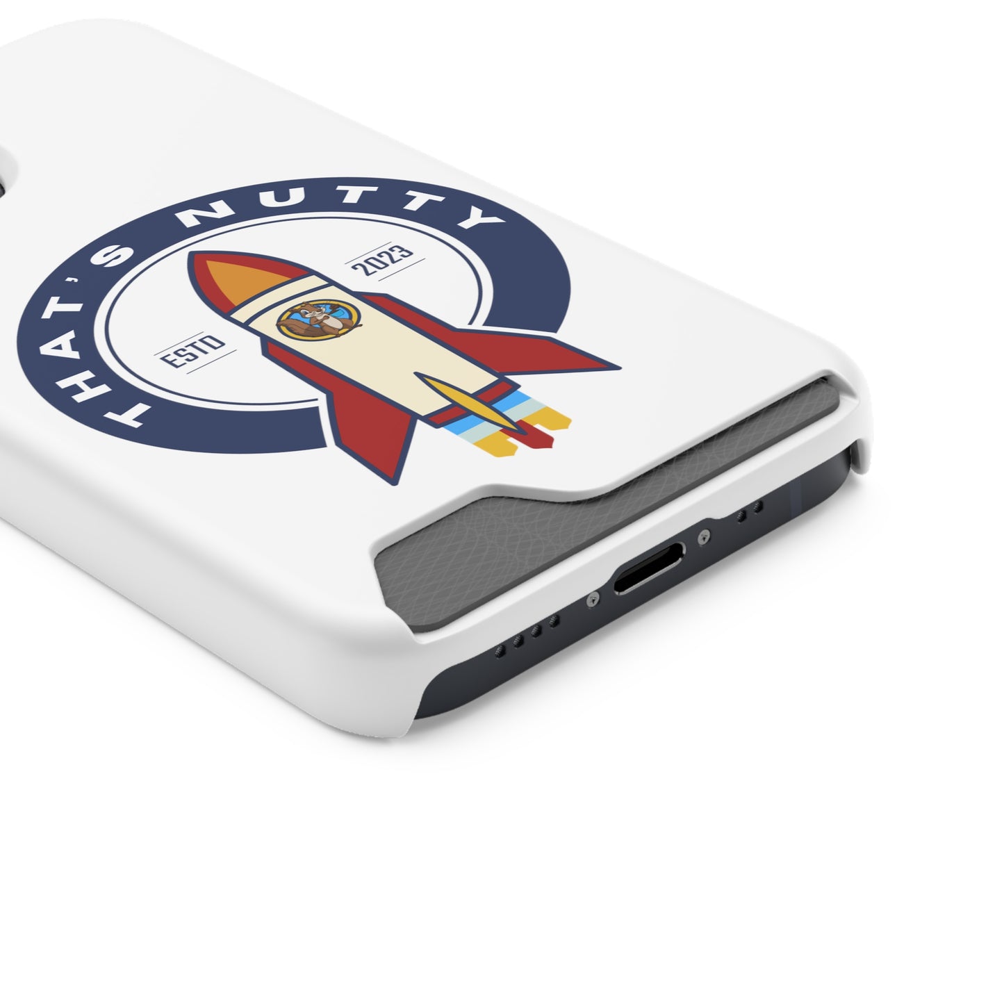 That's Nutty. Phone Case With Card Holder