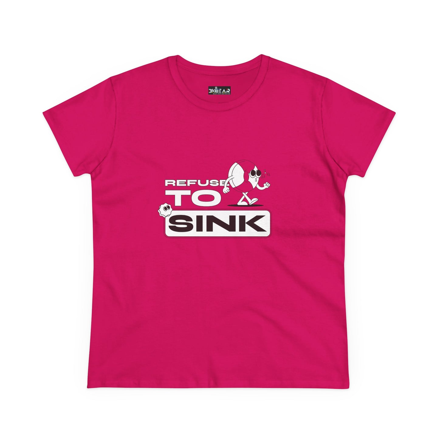 Refuse To Sink. Women's Midweight Cotton Tee