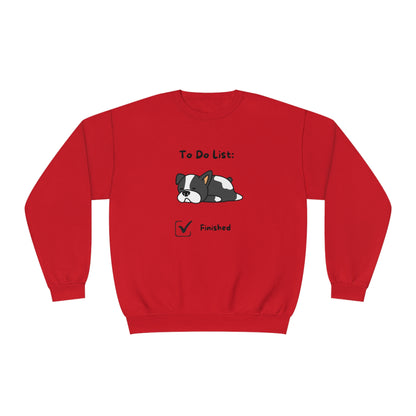 To Do List. Finished. Unisex NuBlend® Crewneck Sweatshirt