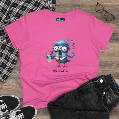 Birdcaster Women’s Tee | Funny Birdwatching Graphic Shirt