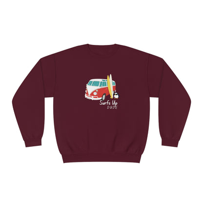 Surfs Up Dude. Unisex NuBlend® Crewneck Sweatshirt