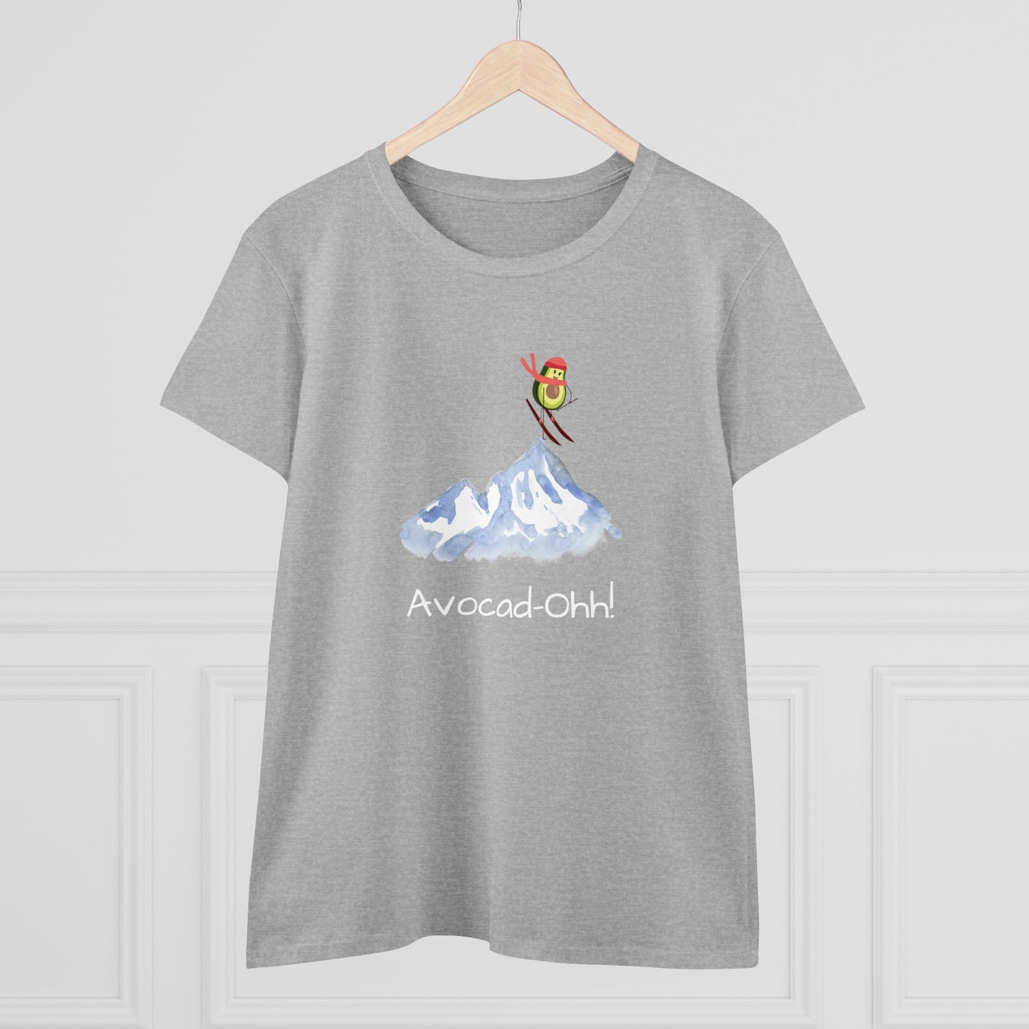 Avocad-Ohh!. Women's Midweight Cotton Tee