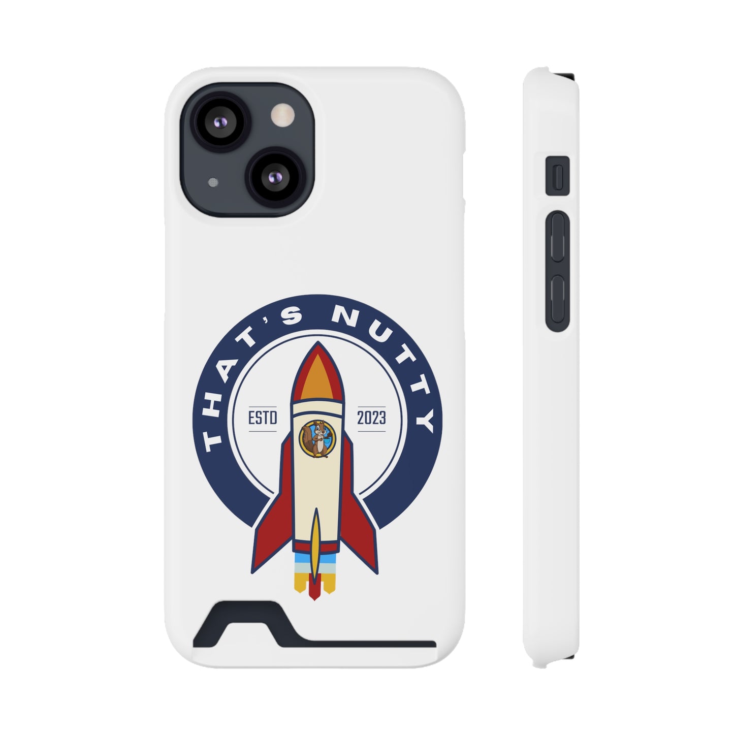 That's Nutty. Phone Case With Card Holder