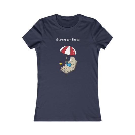 Summertime. Bear. Women's Favorite Tee